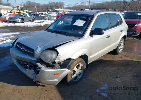 2006 Hyundai Tucson Gl from USA, damaged, VIN KM8JM12B86U432345